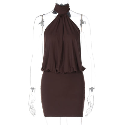 Women's Sexy Backless Casual Dress